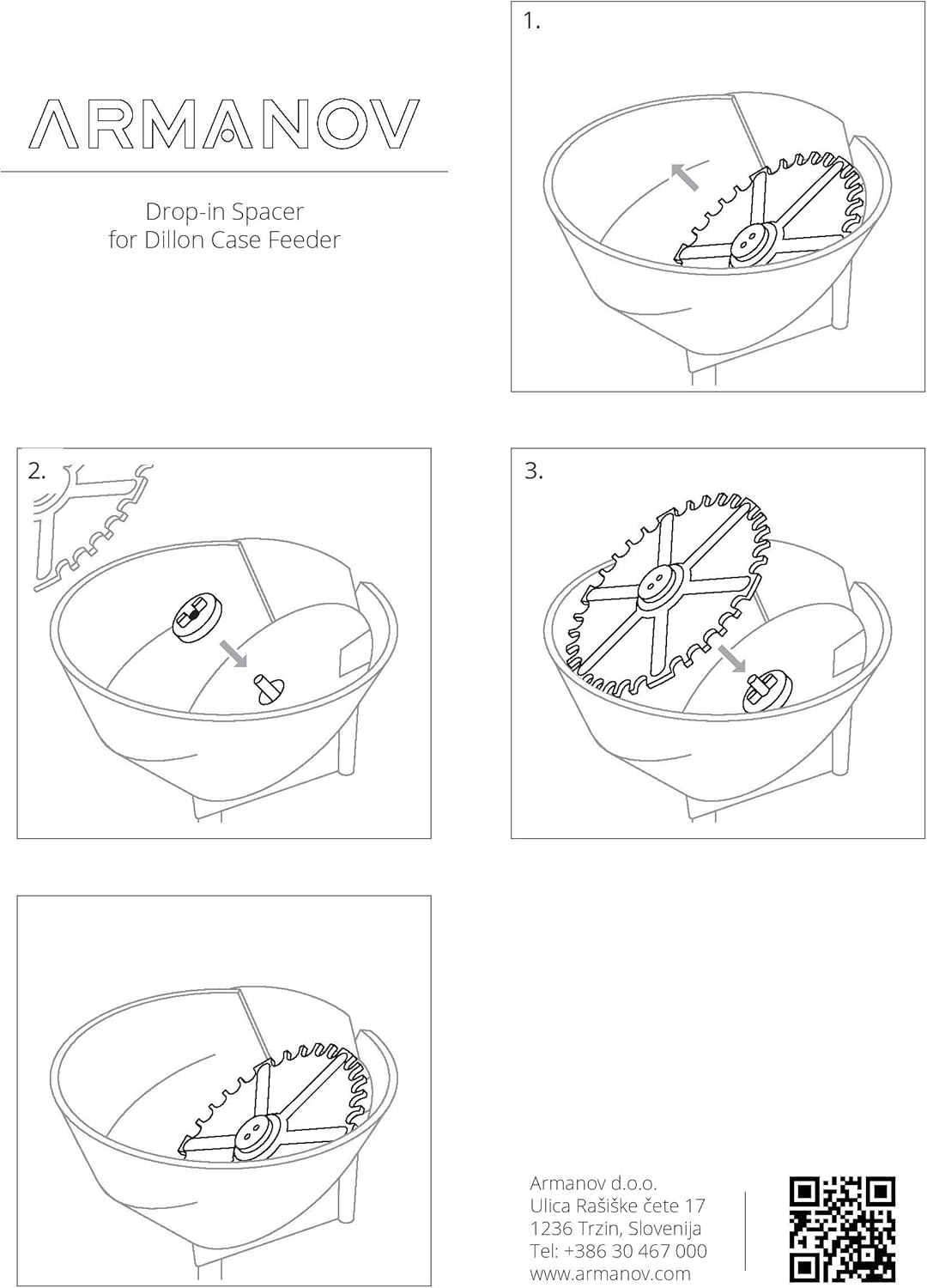 Amazon Com Armanov Drop In Spacer For Dillon Case Feeder
