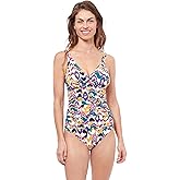 Profile by Gottex Womens Echo V-Neck One Piece