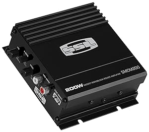 Sound Storm Labs SMCM200 200 Watt 2 Ohm Stable Class A B Monoblock Mosfet Car Amplifier