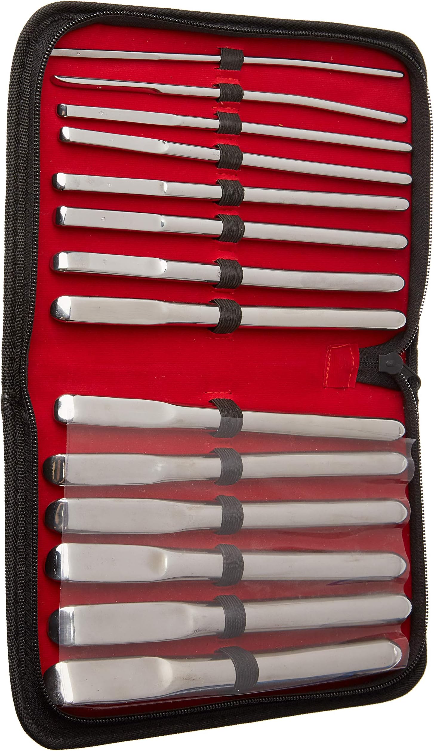 Hegar Uterine Dilator Set of 14 Surgical Instruments