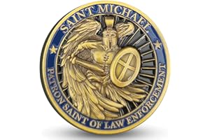GIMILANG Saint Michael Bless The Law Enforcement Challenge Coin (Single Coin)