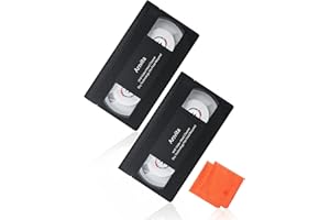 Arsvita VHS / VCR Head Cleaner, 2 Pack Video Head Cleaning Kit for VHS / VCR Players, Dry