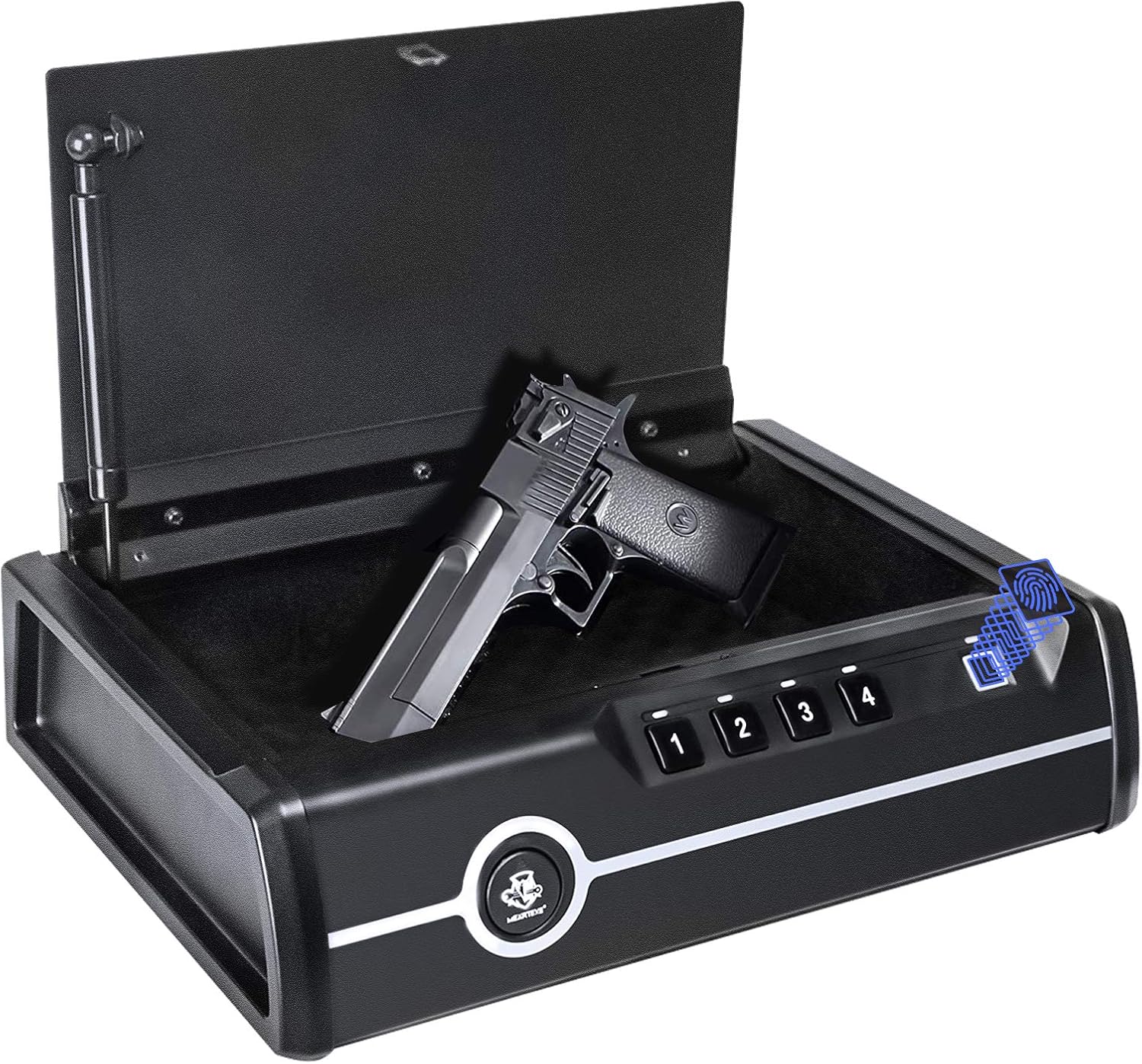 Mingyall Pistol Safe, Smart Gun Security Safes for Pistols