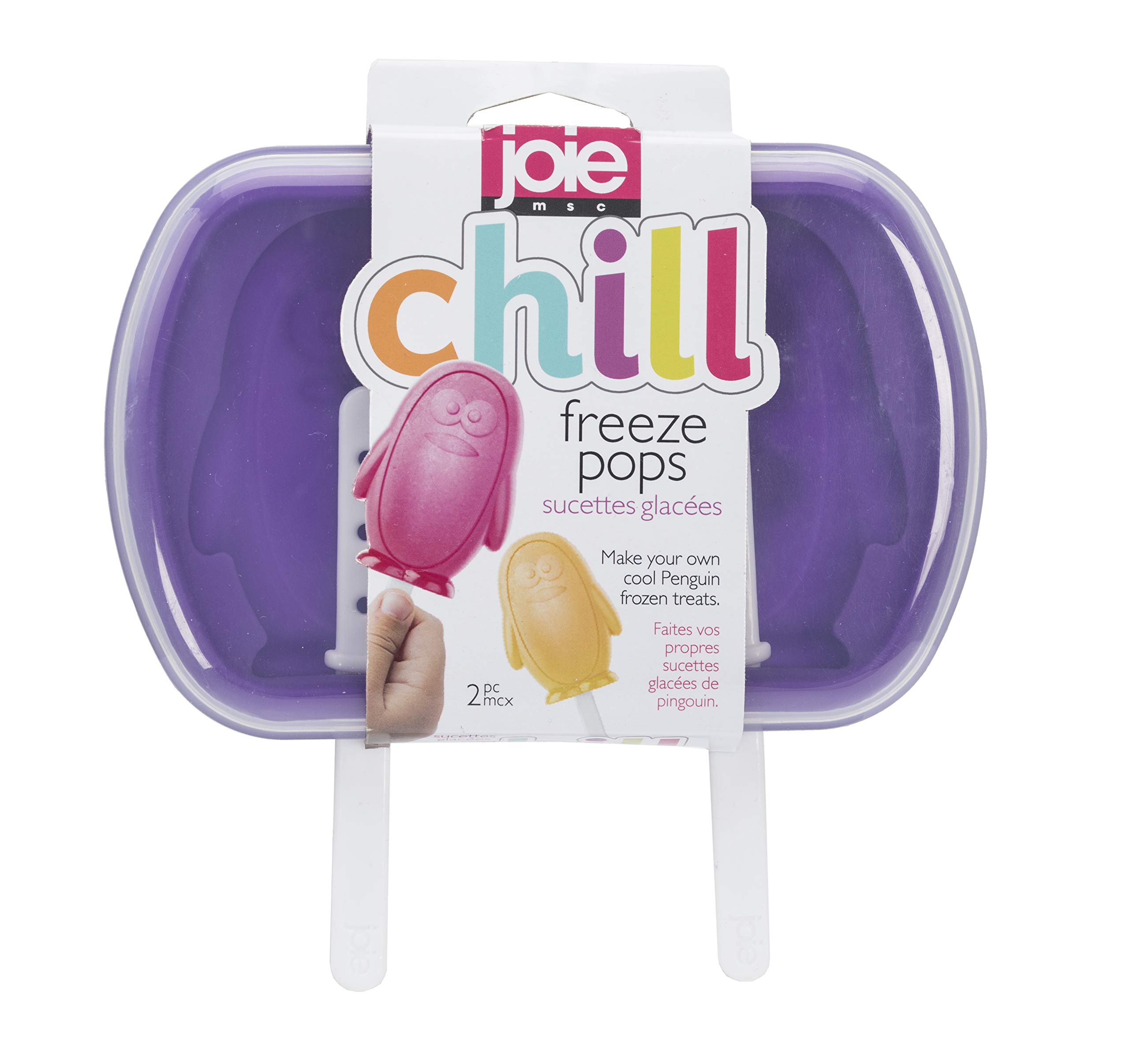 Joie Kitchen Gadgets 69389 Penguin Freeze pops Tray, Plastic,Lavender,8.5 x 6 x 2.5 cm