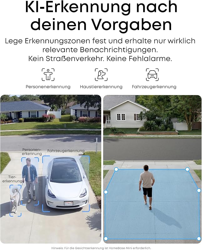 eufyCam C37, Überwachungskamera Außen, Farbnachtsicht, ohne Abo, Solar