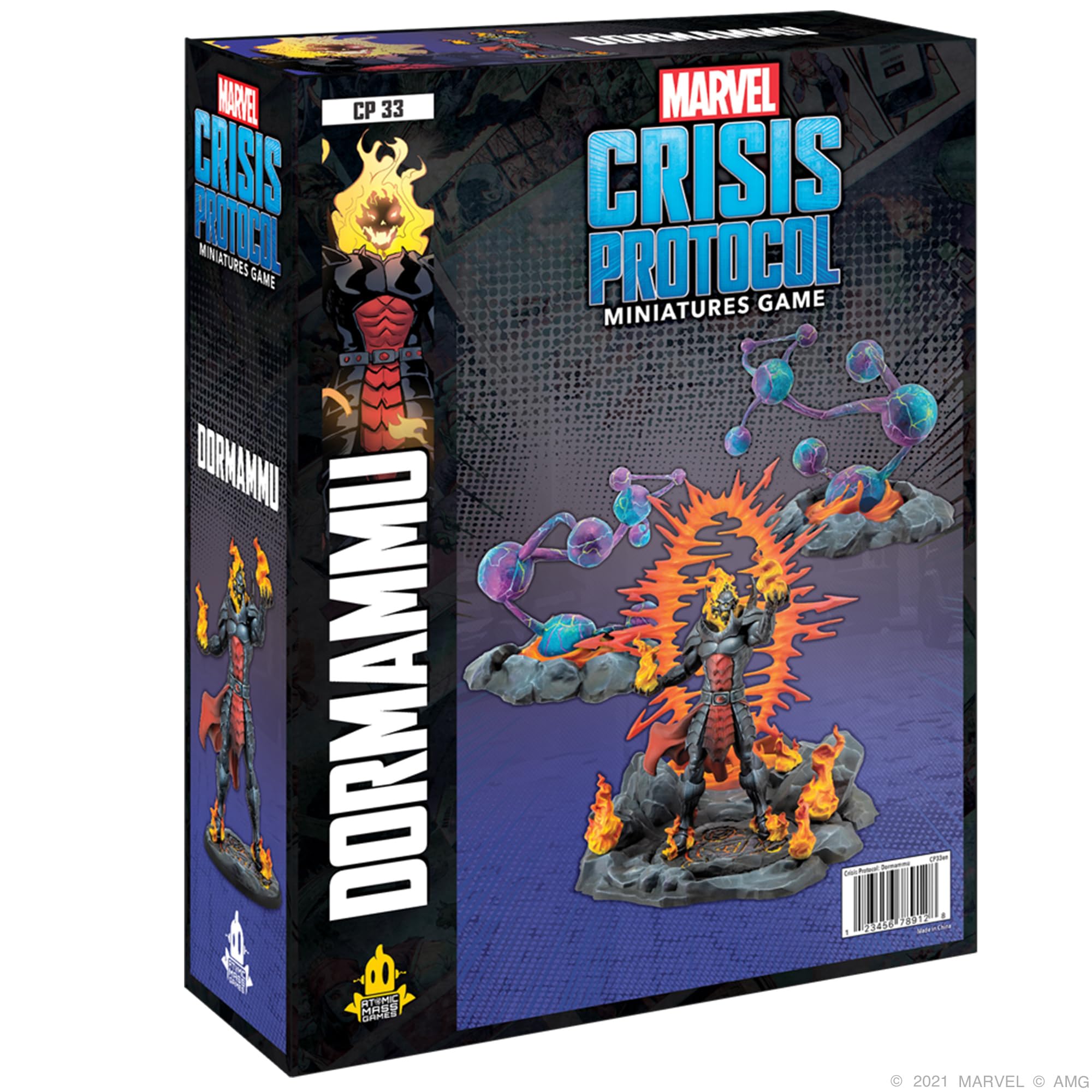 Atomic Mass Games | Dormammu Ultimate Encounter: Marvel Crisis Protocol | Miniatures Game | Ages 14+ | 2 Players | 45 Minutes Playing Time, 2 Character Packs Multicolor FFGCP33