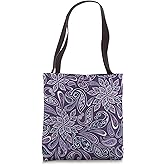 Beautiful Purple Paisley with Shades of Lavender and Blue Tote Bag