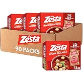 Zesta Oyster Crackers, Single Servings, Original (6 Boxes, 90 Packs)