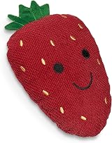 Petface Strawberry Plush Cat Toy with Natural Catnip Soft Plush Kittens