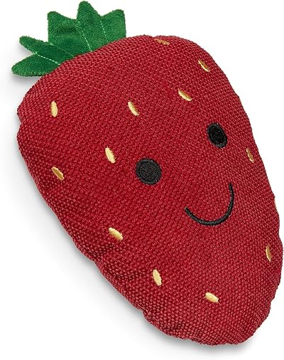 Petface Strawberry Plush Cat Toy with Natural Catnip Soft Plush Kittens