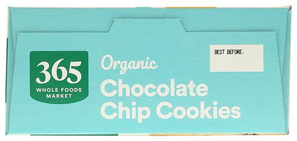 365 BY WHOLE FOODS MARKET, ORGANIC CHOCOLATE CHIP COOKIES, 12 OUNCE