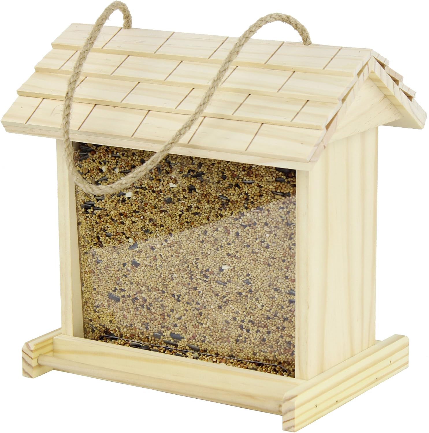 Pequeño comedero para pájaros de 1L capacidad Comederos de Pequeño comedero para pájaros de 1L capacidad Comederos de