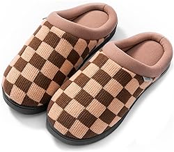 UBFEN Mens Slippers for Indoor Bedroom Memory Foam