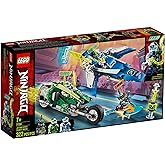 LEGO NINJAGO Jay and Lloyd’s Velocity Racers 71709 Building Kit for Kids and Hot Toys (322 Pieces)