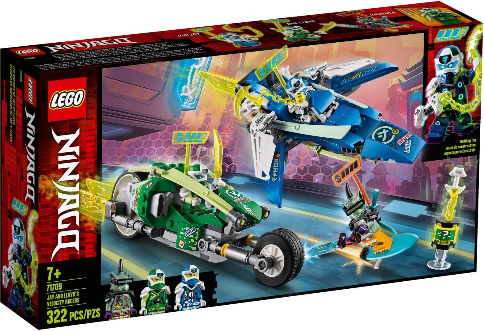 LEGO Ninjago Jay and Lloyd's Velocity Racers 71709