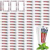 Dimsile 1000 Pcs Mini Toothpaste Bulk 0.18oz Regular Clean Mint Toothpaste | Target Bad Breath, Refreshing Mint Flavor, Lightweight Travel Toothpaste, Fit Home Hotel Office School Camping