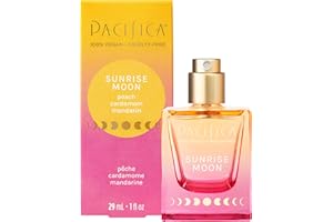 Pacifica Beauty | Sunrise Moon Spray Perfume | Peach, Cardamom, Madarin Notes | Natural + Essential Oils | Clean Fragrance | Vegan + Cruelty Free | Gifts for Her, 1 Fl Oz (Pack of 1)