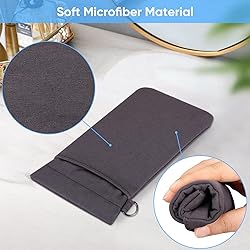 FINTIE Double Eyeglasses Pouch with Carrying
