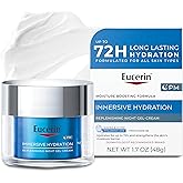 Eucerin Immersive Hydration Replenishing Night Gel Face Cream with Hyaluronic Acid and Provitamin B5, Ultra-Lightweight Face Moisturizer Reduces Look of Fine Lines and Wrinkles, 1.7 Oz Jar