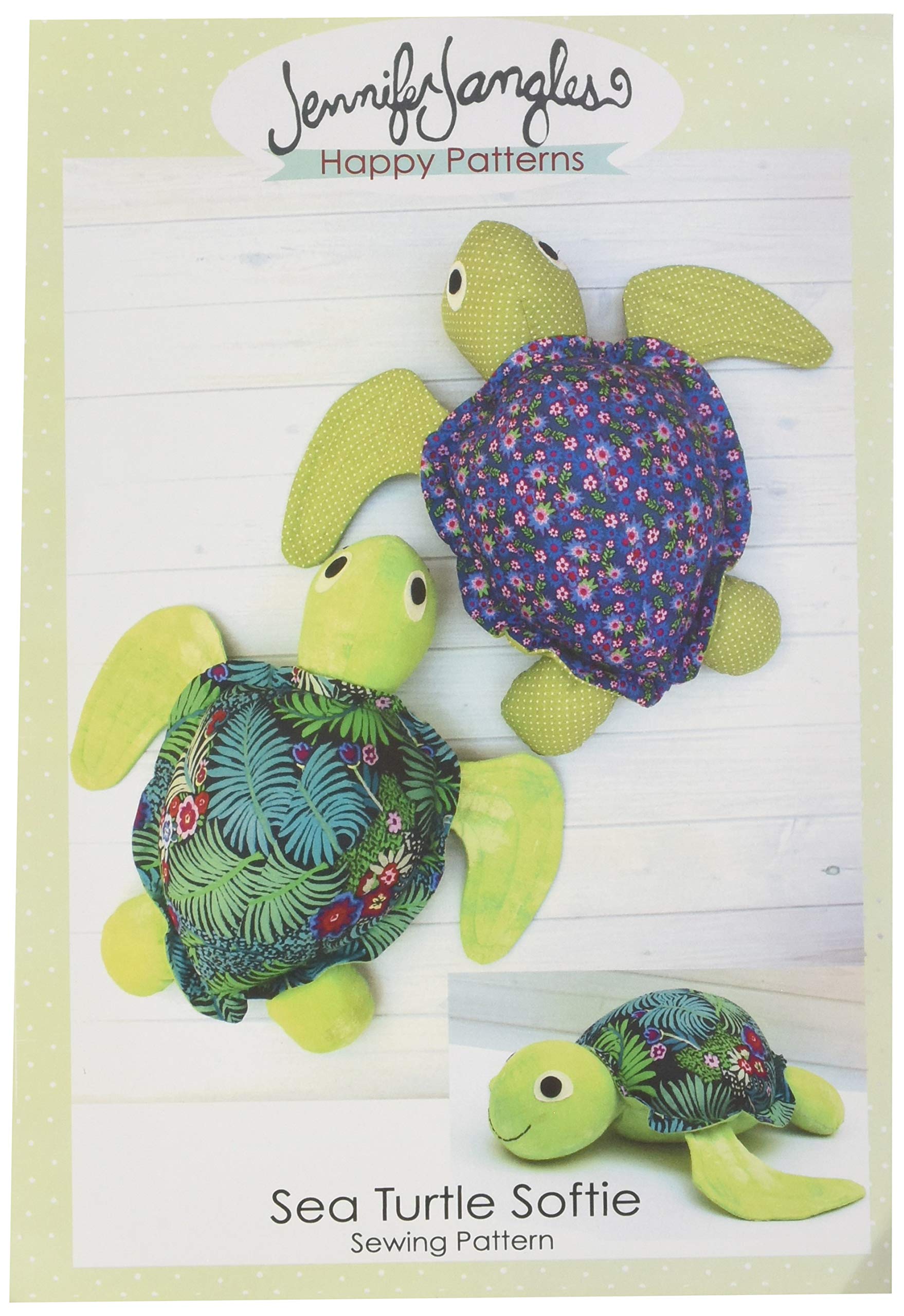 Jennifer Jangles Sea Turtle Softie Pattern (PT-5616), Kid