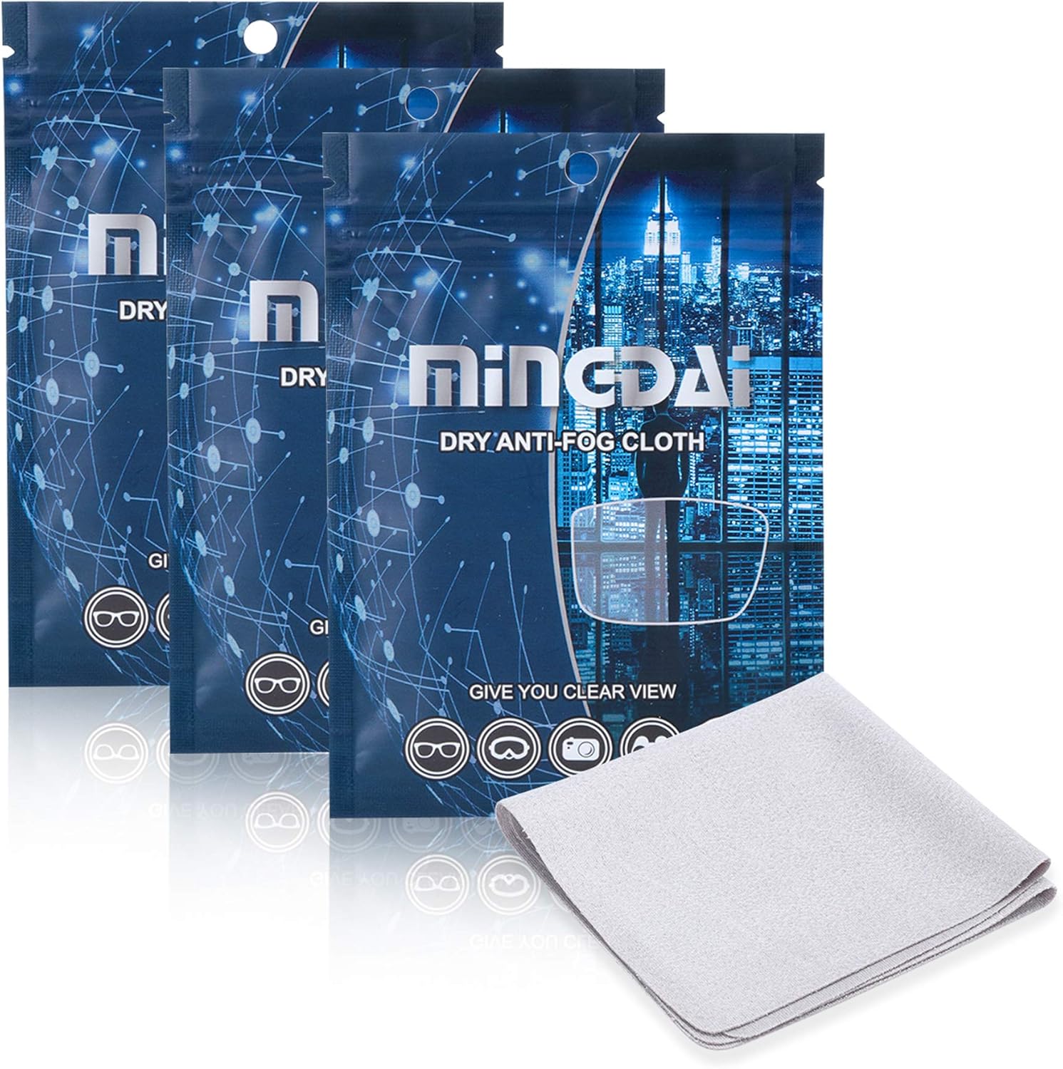 Dry AntiFog Cloth Reusable Lens Wipes for Glasses Amazon.co.uk