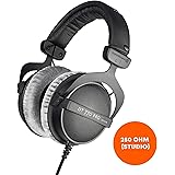 beyerdynamic DT 770 PRO 250 Ohm Over-Ear Studio Headphones in Black. Closed Construction, Wired for Studio use, Ideal for Mixing in The Studio