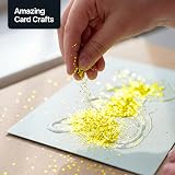 Hemway Fluorescent Yellow Glitter Shaker Ultrafine 130g for Resin Crafts view 6