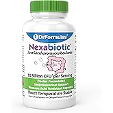 DrFormulas Saccharomyces Boulardii Probiotic 10 Billion CFUs | Nexabiotic S boulardii, Immune and Digestive Support Supplement, 60 Stomach Acid Resistant Probiotics Capsules