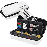 DURARANGE Golf Glove Holder Case with Glove Shaper - Portable Golf Accessories Organizer for Men & Women - Waterproof 900D Nylon, Large Capacity for Balls, Tees, Markers - Ideal Gift