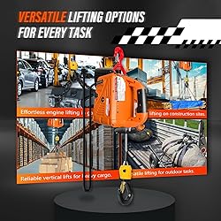 YATOINTO 3 in 1 Electric Hoist Winch, 1100lbs