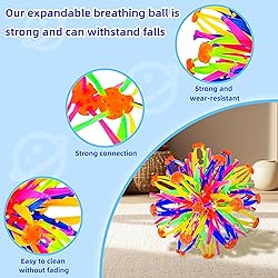 AGSIXZLAN 2Pcs Colorful Sphere Expandable Breathing