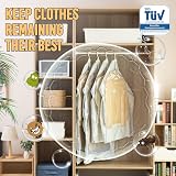 TAILI Hanging Vacuum Storage Bags 6 Pack Space Saver Wardrobe Organizer view 4
