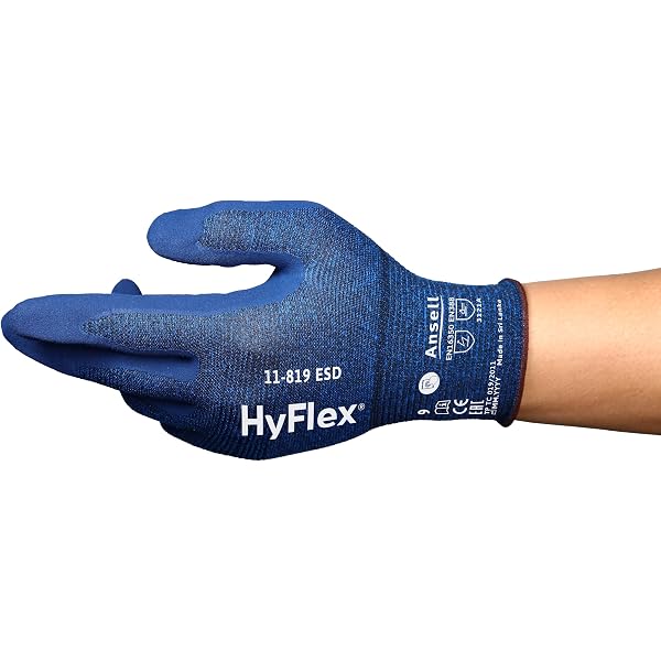 Ansell HyFlex 11-819 ESD Touch Screen Compatible Nitrile Foam