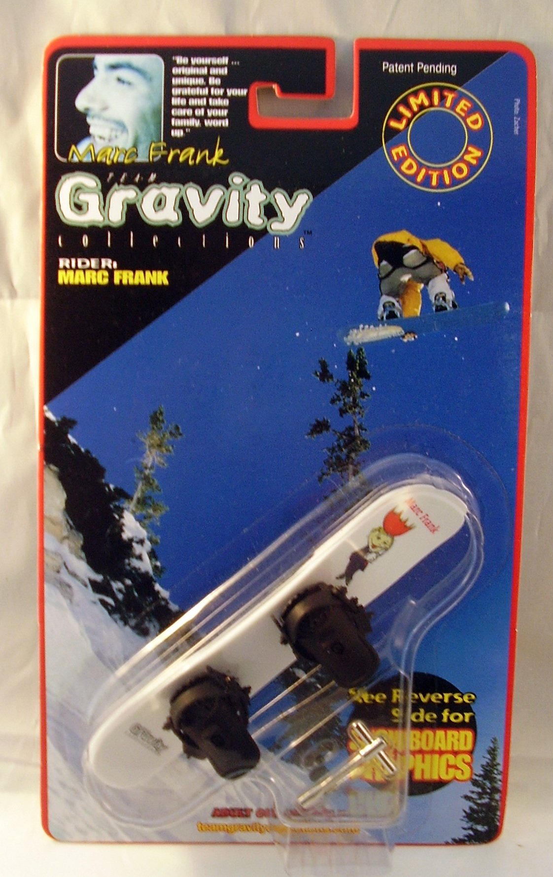 Marc Frank Team Gravity Collectors Finger Snow Board