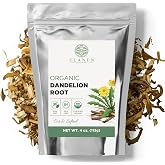 Organic Dandelion Root 4 oz. (113g), USDA Certified Organic Dandelion Root Loose Tea, Dried Dandalion Herb, Dandilion, Cut &amp; Sifted