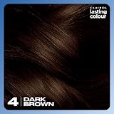 Clairol Lasting Colour Permanent Hair Dye 4 Dark Brown Grey Coverage view 7