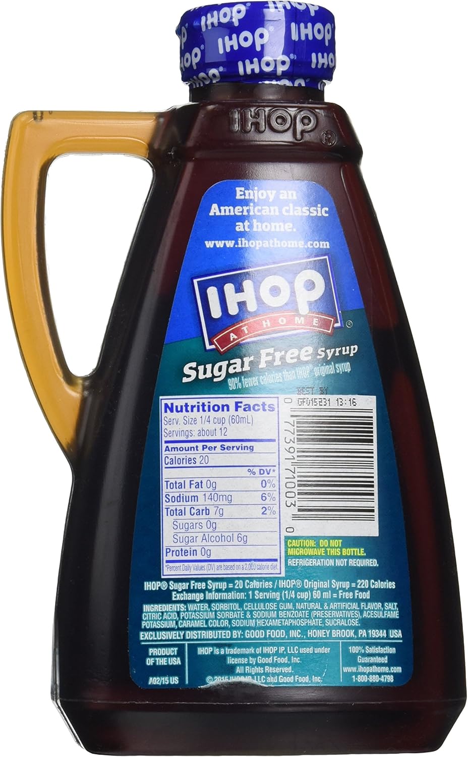 Ihop Sugar Free Syrup Nutrition Besto Blog