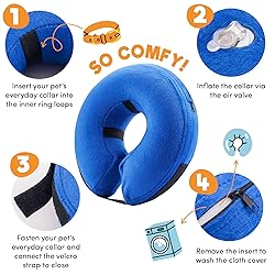 BENCMATE Protective Inflatable Collar for Dogs and