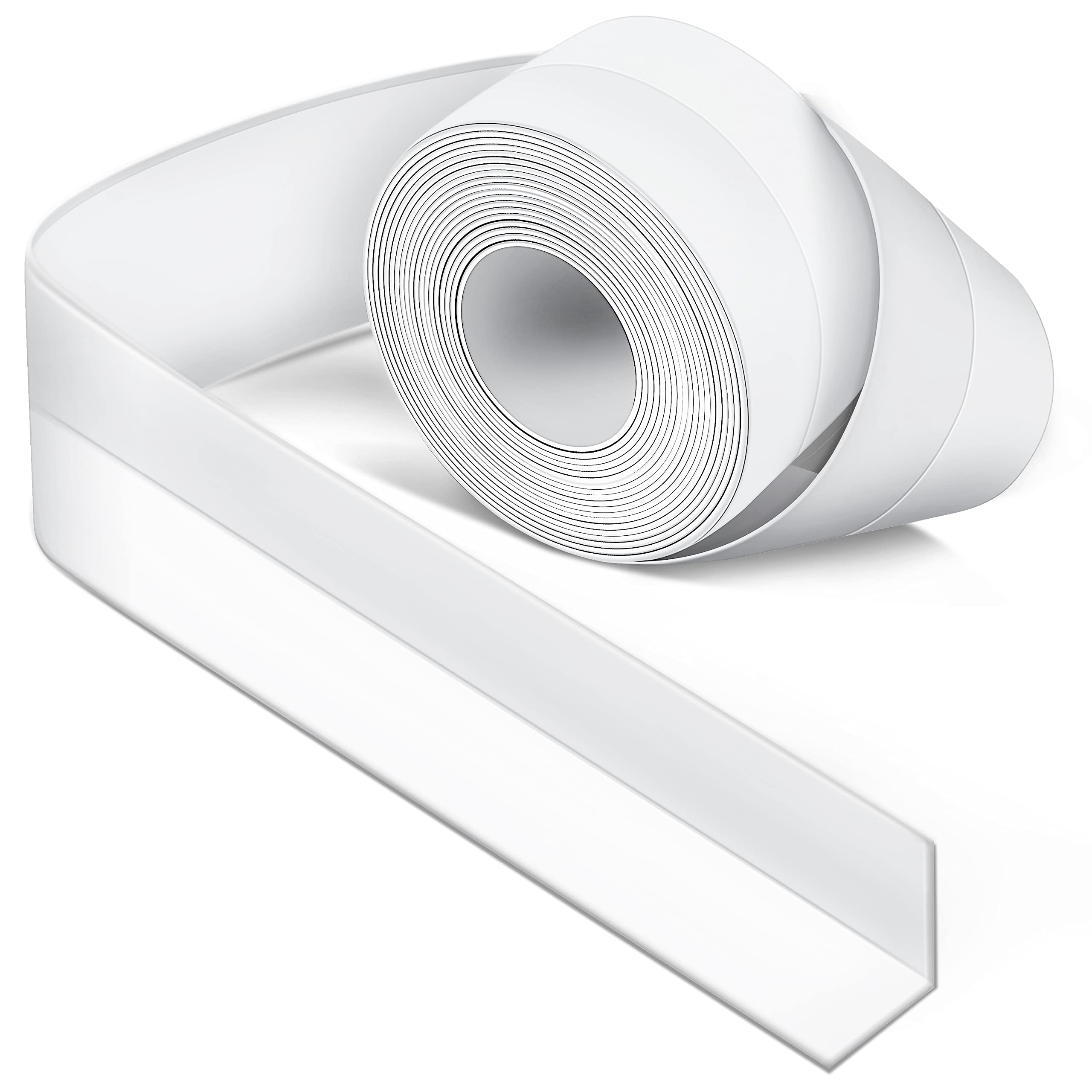 BLAZOR Bath Sealant Strip, Anti Mould Sealant Tape, Waterproof Sealing Tape, Caulk Strip, Flexible Self-Adhesive Tape for Decorating Kitchen, Bathroom, Bathtub, Toilet (2)