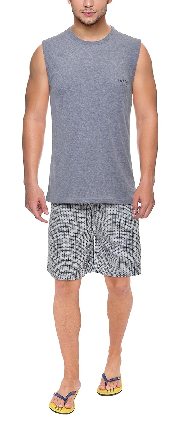 irge men's lounge short & t-shirt