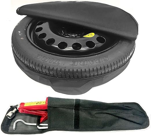 Sac De Rangement/poubelle Pour Roue De Secours De SUV/4x4 - Tissu Oxford Résistant UV Et Eau - Dimensions ~58x18x60 Cm - Sangle Réglable