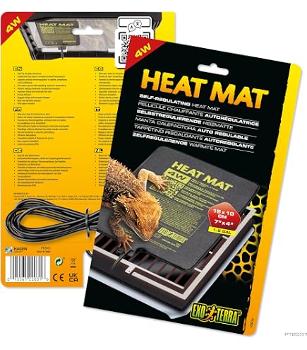 Amazon.com : Exo Terra Heat Mat - Reptile Terrarium Substrate
