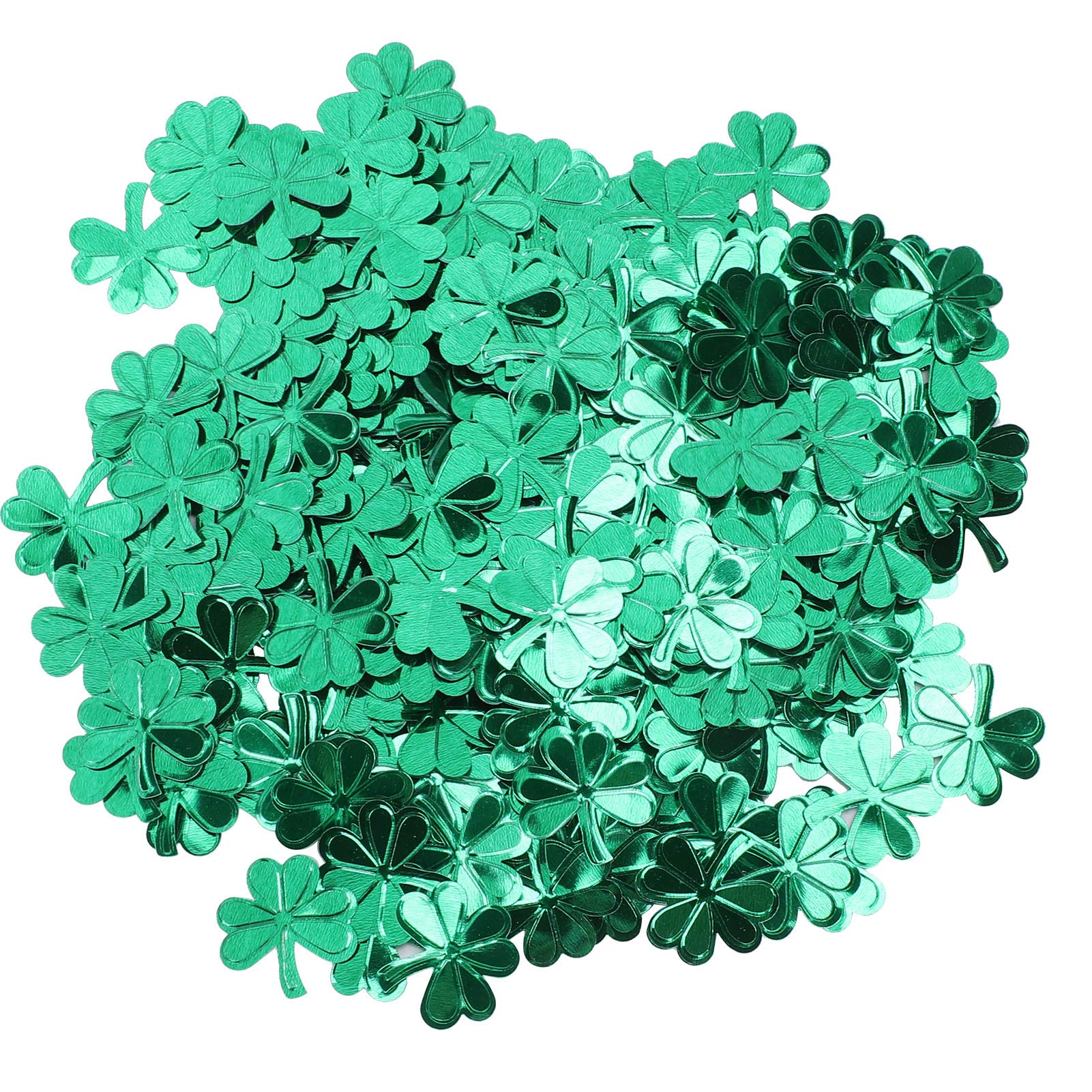 Pssopp Clover Sequins Decorative Shamrock Confetti Shamrocks Table Confetti Wedding Decoration DIY Jewelry Making Decoration Craft Tools