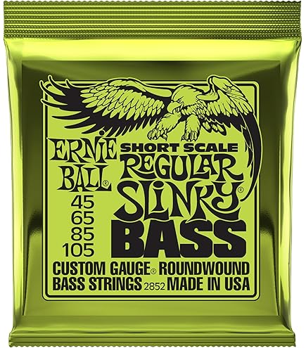 Corde Per Basso Corto Ernie Ball Flatwound - Set 45-105 Per Scala 30.5" - Foto 6