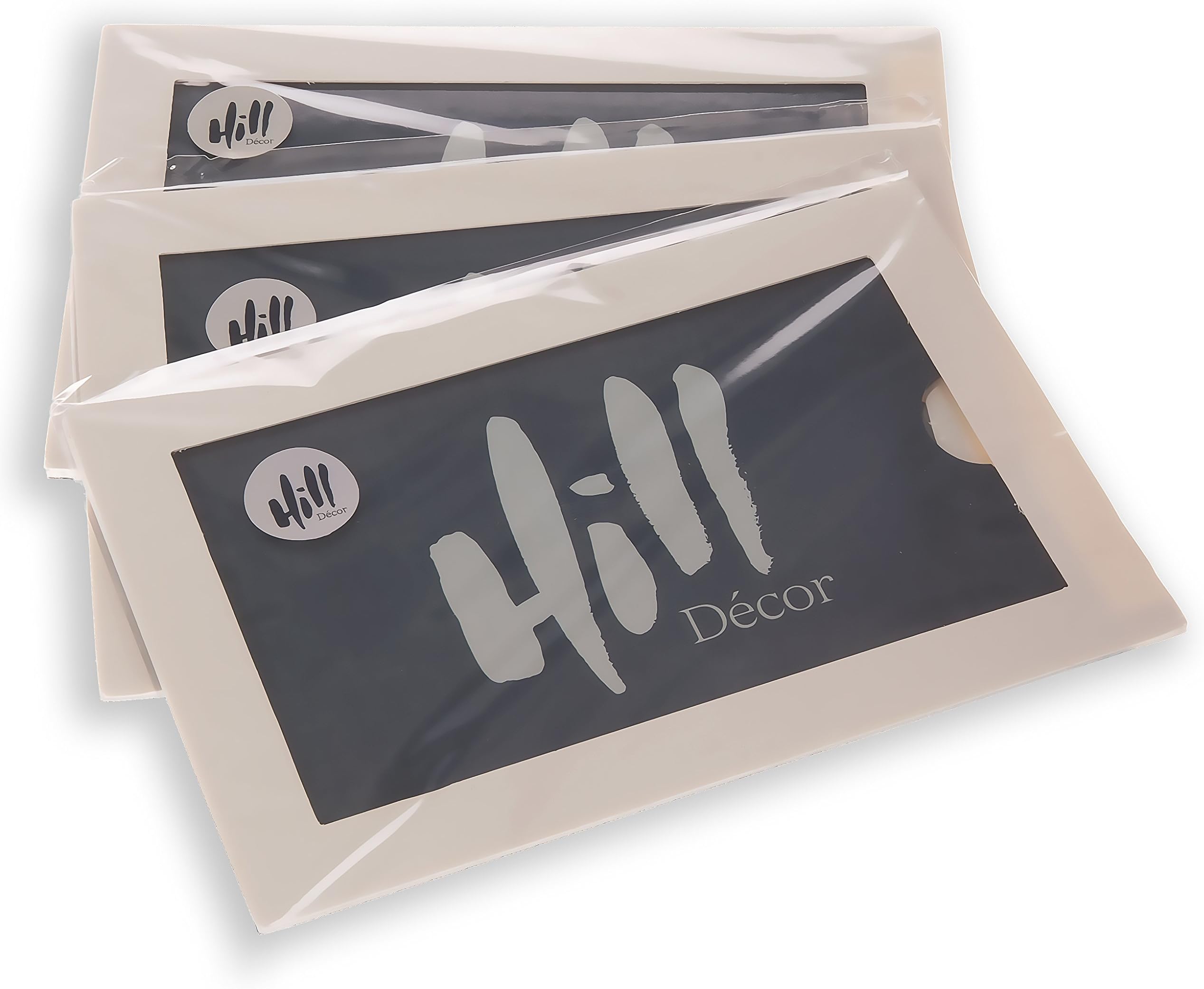 Hill Décor Decorative Picture Frames, Magnetic Photo Frames 3 Pack,! 4x6 Decorate Your Own Picture Frame, Perfect for Fridge, Locker & More. Strongest Magnets, No Damage to Photos