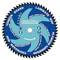 LSHUZIYU 6-1/2" (165MM)-60T, Wood Working Circular