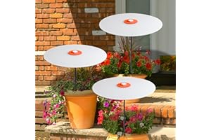 GFYYBKJ 3 Pack Plants Shade Cover for Outdoor Plants, 65% Sunblock Shade Cloth Outdoor, Garden Shade Disk Umbrella, Sun Shade for Plants, Prefect for Your Garden, Potted Plant, Live Plant Outdoor