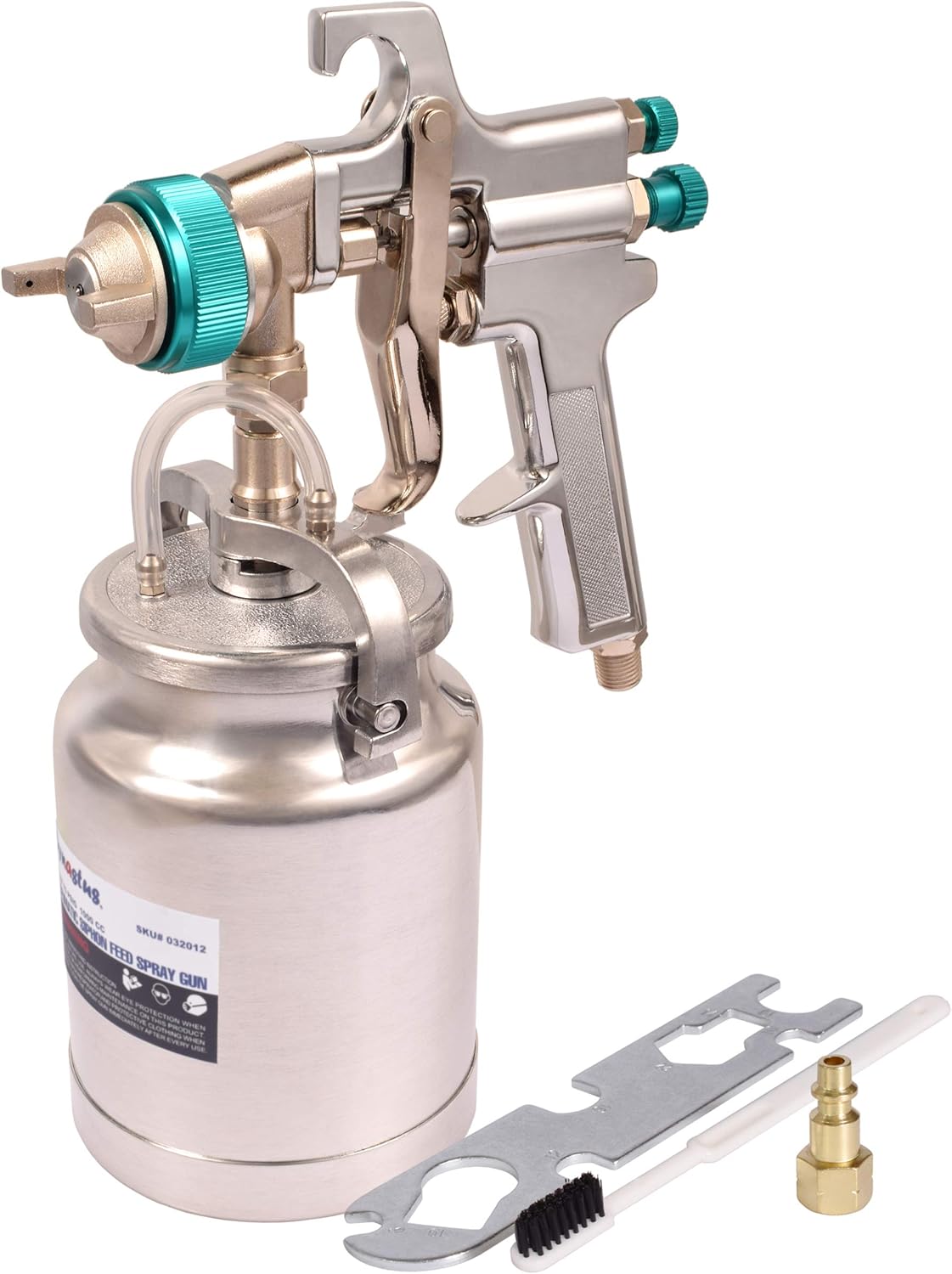 Dynastus Siphon Feed Air Spray Gun, 33 oz with 1.8mm Nozzle, Paint Sprayers Amazon Canada