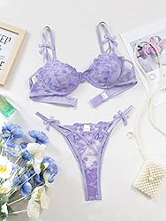 Lilosy Sexy Cute Underwire Push Up Strappy Heart