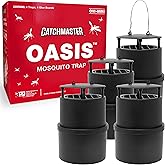 Catchmaster Oasis Ovi-Mini Mosquito Trap 4Pk, Home Outdoor Mosquito Control, Backyard Flying Insect Killer, Glue Board Bug Catcher, Pool, Patio, Shed &amp; Garden Pest Control